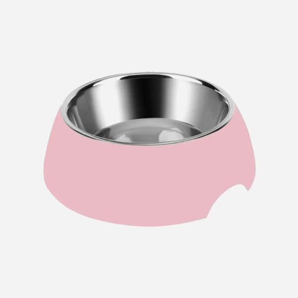 Food-Grade Melamine Base and Stainless Steel Bowl